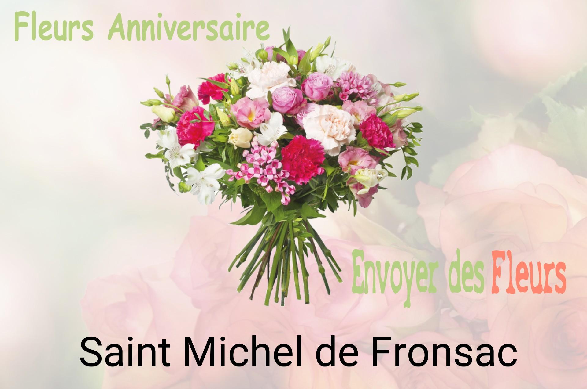 Bouquet de fleurs d’anniversaire livré à Saint-Michel-de-Fronsac