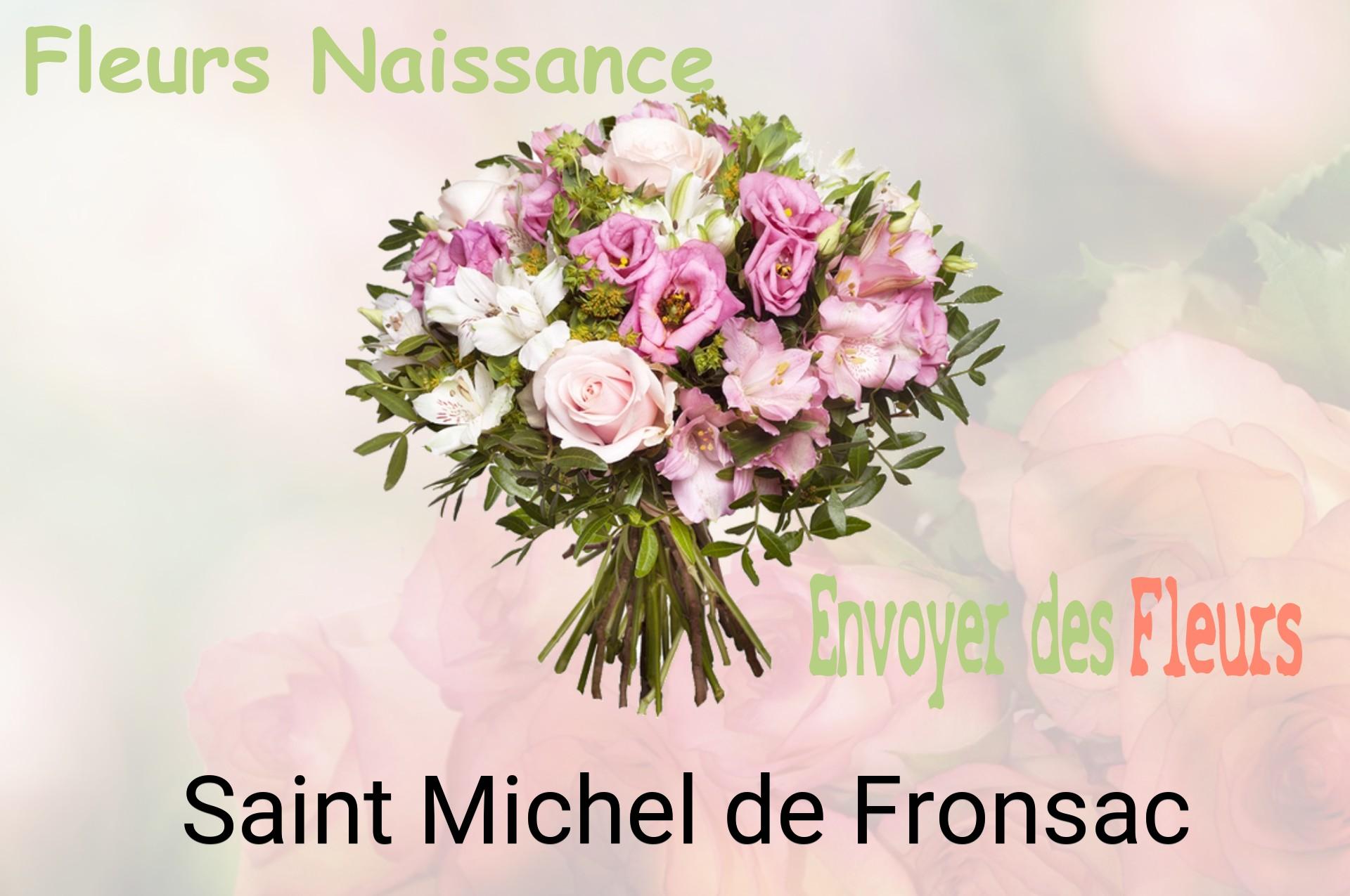 Bouquet de fleurs de naissance livré à Saint-Michel-de-Fronsac